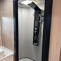 Vente en gros de maisons miniatures personnalisées, Apple Cabin, maison-conteneur de 40 pieds, maison préfabriquée de luxe en forme de capsule pour la Bulgarie