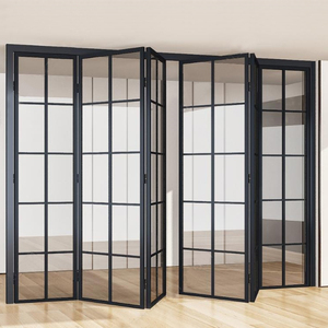 Puerta Plegable Transparente con Diseño Moderno, Impermeable, <span class=keywords><strong>para</strong></span> Cocina, Sala <span class=keywords><strong>de</strong></span> Estar, Dormitorio, <span class=keywords><strong>Baño</strong></span>, Entrada, Hotel, Divisor Interior - Product Image 6