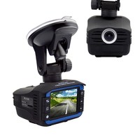 Caméra de tableau de bord 2 en 1 avec détecteur de radar, détecteur de vitesse 720P, caméra de mesure de la vitesse de flux fixe
