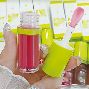 Huile à lèvres teintée personnalisable changeant de couleur, saveur fruitée naturelle, hydratante, soin des lèvres repulpant, végétalienne et personnalisable - Product Image 4