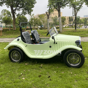 Carro turístico eléctrico retro de techo abierto para jardín, escenarios al aire libre, fotografía y exposiciones - Product Image 3