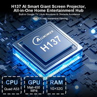 Proyector Inteligente Topleo Android para el Hogar, Full HD 1080P, Cine en Casa, Proyector Portátil con Bluetooth