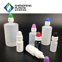 Customized Logo 15ml High Quality Soft Squeeze Plastic Dropper Bottle for Rapid Test Shengfeng Plastic Dropper Bottle