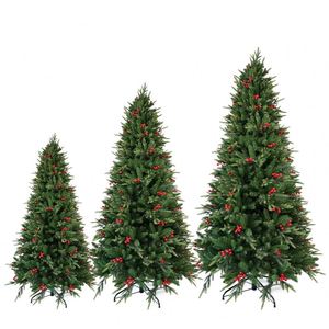 Árbol de Navidad Artificial Plegable de Alta Calidad en PE/PVC con Luces Cálidas de Bajo Consumo para Sala de Estar - Product Image 4