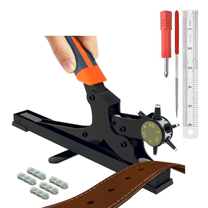 مجموعة أدوات لكمة ثقوب العيينة 10-أداة لكمة الحرف الجلدية لصانع اللافتات - Product Image 5