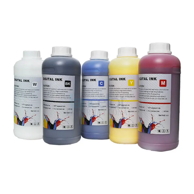 Hochleistungs-Pigment blatt versatz Wasser zeichen Dtf Digitale Textildruck farbe dtf Tinte für epson