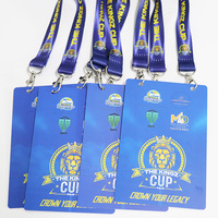 Lanière personnalisée Kofei imprimée par sublimation avec badges de conférence en PVC pour les exposants et les événements