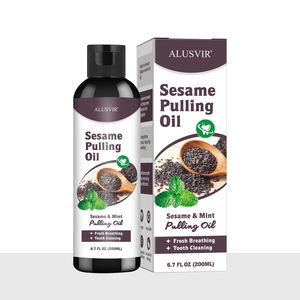 Enjuague bucal natural sin alcohol de etiqueta privada para el cuidado bucal Técnica de extracción de aceite Aceites de coco de menta de sésamo para dientes - Product Image 1