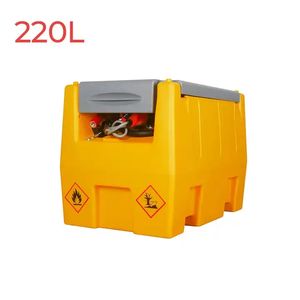 Réservoir de transfert de stockage de carburant diesel <span class=keywords><strong>200L</strong></span> 400L en plastique portable mini distributeur avec pompe et buse diesel 12V - Product Image 3