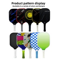 Pickleball-Schläger aus Kohlefaser und Glasfaser, Professionelle Qualität T700, Rechteckig, 775g, für Outdoor-Sport, Großhandel