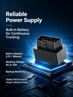 Traceur GPS OBD2 4G LTE 2G pour Véhicules, Dispositif de Suivi en Temps Réel, Localisateur de Voiture Plug & Play, Gestion de Flotte, Alarme de Sécurité