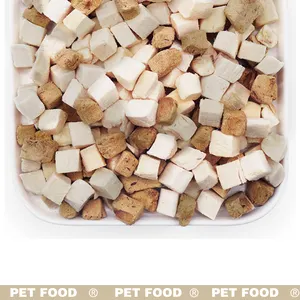 Hundefutter aus Fabrik mit hoher Qualität individuelles Protein Fleisch Hundetrocknungsfutter gefrorene Trockenfutter für Haustiere