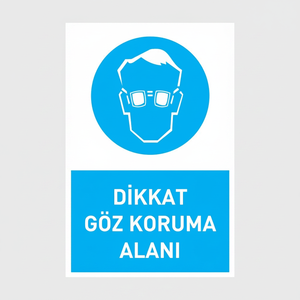 Produit de sécurité pour la protection des yeux avec note de précaution - Product Image 2