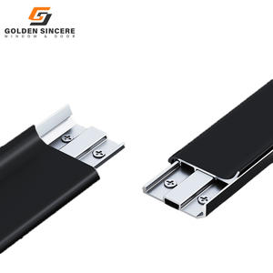 Rodapié de aluminio negro GS para interiores modernos de lujo para el hogar y la Oficina - Product Image 5