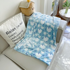 Cartone animato coperta di flanella per i bambini 100% poliestere monostrato Design sottile asilo regalo per l'estate - Product Image 3