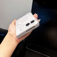 Nouvelle coque magnétique souple anti-dérapante de qualité supérieure Ice Frost pour iPhone 18 Duo Fold avec protection intégrale de l'appareil photo