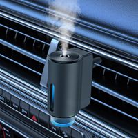 Diffuseur d'aromathérapie LED haut de gamme pour voiture, désodorisant et diffuseur d'huiles parfumées avec fixation sur grille d'aération, parfum ciblé
