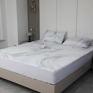 Nouvel ensemble de <span class=keywords><strong>draps</strong></span>-housses 3 pièces en polyester PE de qualité A, tissage uni, avec taies d'oreiller, bande élastique, doux, taille King, pour la maison - Product Image 4