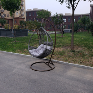 เก้าอี้หวายทรงไข่เก้าอี้แขวนไข่สวนแบบปรับแต่งได้เก้าอี้ไข่แกว่งพร้อมขาตั้ง - Product Image 6