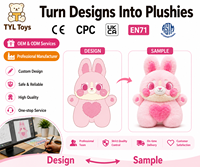Fabricant OEM ODM de jouets en peluche : personnalisation de designs, peluches, combinaisons lapin de dessin animé, ours, poupées en peluche personnalisées, coton PP, peluche courte