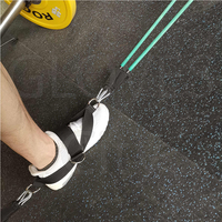 Nouvelle Corde de Triceps à Double Poignée en D, Sangle en Nylon pour Pieds et Chevilles, Accessoire pour Machine à Câble, Produit de Sécurité Fitness