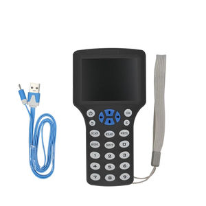 Copiadora RFID de 10 frecuencias en inglés ID IC Reader Writer Copier M1 13,56 MHZ programador duplicador encriptado USB NFC UID Tag Key Card - Product Image 1