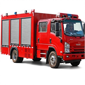 Nouveau camion de pompiers d'intervention d'urgence Isuzu avec grue, canon à eau haute pression et réservoir d'eau - Product Image 1