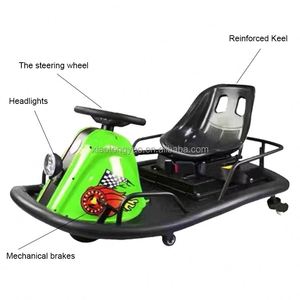High Quality Drift Electric Go Kart with Lead Acid Battery and 500W Power for Outdoor Racing-for Adults Teens & Kids - Product Image 2