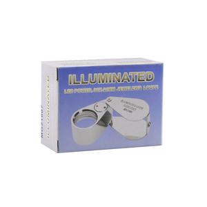 Top-Selling <span class=keywords><strong>30X</strong></span> Vergroting Led Licht <span class=keywords><strong>Triplet</strong></span> Juweliers Eye Loep - Product Image 3