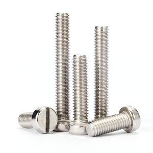Chất lượng cao thép không gỉ M4 M5 M6 nút đầu vít rãnh <span class=keywords><strong>Pan</strong></span> đầu máy vít din85 <span class=keywords><strong>Micro</strong></span> vít M3 rãnh - Product Image 1