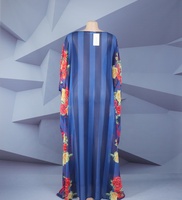 Robe Grande Taille en Mousseline Imprimée Tendance pour Femme, Ensemble Deux Pièces Strass, Meilleure Vente en Afrique