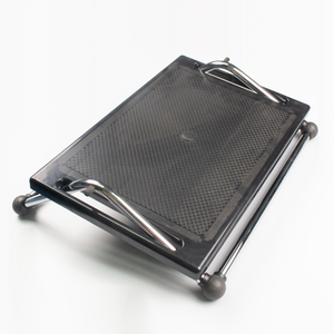 Reposapiés de Plástico y Acero Ajustable, Reposapiés Ergonómico para Debajo del Escritorio - Product Image 4