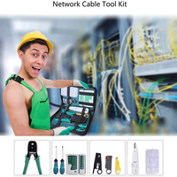 Perangkat Peralatan Jaringan Baru Kit Crimper Kabel Ethernet Portabel Alat Crimping Ethernet Kit Kombinasi