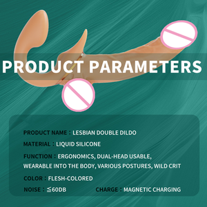 Amazon Offre Spéciale Sexuel Lesbien Vibrateur Portable Télescopique Vibration Double Gode Gode Gode Sangle Jouets Sexuels Adultes pour Femmes Lesbiennes - Product Image 2