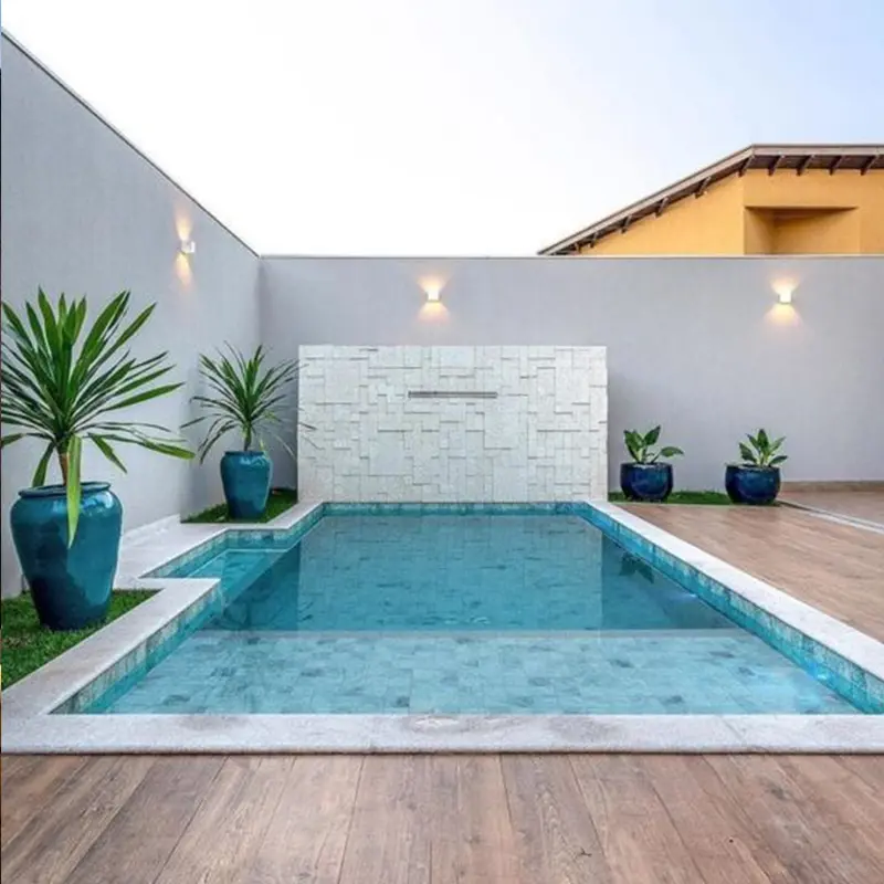 Casa familiar al aire libre 5M 6m piscina albercas de fibra de vidrio piscinas enterradas precio piscina 4x4 enterrada