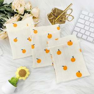 Bolsa de Gasa de Algodón Reciclable de 15*20cm con Cordón, Fábrica de Origen para Empacar Joyería, Ropa, Zapatos, Café, Cosméticos y Manualidades - Product Image 4