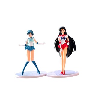 ชุดฟิกเกอร์เซเลอร์มูน 5 แบบ เซเลอร์เมอร์คิวรี่ เซเลอร์มาร์ส เซเลอร์จูปิเตอร์ โมเดลอนิเมะ ของสะสม ของขวัญ - Product Image 6