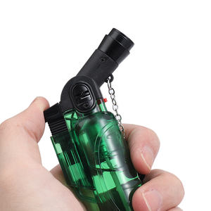 Portable coupe-vent briquet Jet cadre torche briquet Butane briquet rechargeable torche briquet - Product Image 1