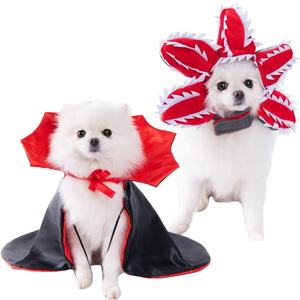 <span class=keywords><strong>Costume</strong></span> créatif d'Halloween pour animaux de compagnie pour petits chiens, style chat en peluche, vêtements en polyester mignons, design transfrontalier classique - Product Image 5
