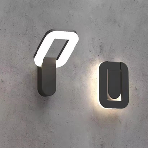 Applique murale carrée rotative, applique murale LED étanche pour l'extérieur, pour restaurant, hôtel, couloir, éclairage de jardin, applique murale LED - Product Image 1