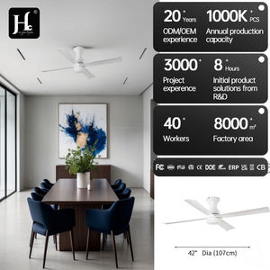 52inch Electric DC Motor Solid Wood 5-Speed <b>Remote</b> <b>Control</b> LED <b>Ceiling</b> <b>Fan</b> <b>with</b> <b>Light</b> for Household Use - Product Image 5