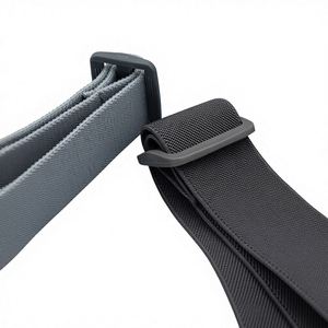 Custom Blue Black Grey Industry Using Headlamp Strap <b>Adjustable</b> Length Safety Buckle High-elastic Webbing - Product Image 1
