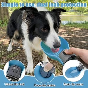 Botella de Agua Portátil para Mascotas, Tazón de Silicona Plegable, Comedero para Mascotas para Caminar, Viajar y Actividades al Aire Libre - Product Image 3
