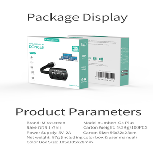 Dongle 1080ไร้สายตัวรับส่งสัญญาณ HDMI ไร้สายและตัวรับสัญญาณ4K แบบ Miracast DLNA AirPlay Wifi HDMI dongle - Product Image 6