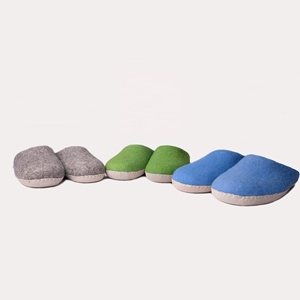 Chaussons unisexes en laine de haute qualité, faits à la main, multicolores, pour l'intérieur et l'extérieur, confortables en toutes saisons pour l'été. - Product Image 2