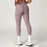 Leggings de yoga GH personnalisés à taille haute avec cordon de serrage, effet push-up, brossés, séchage rapide, respirants, pour la course et le fitness