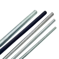 DIN975 Carbon Steel Hex Head Zinc Plated UNC Threaded Rod M6-M10 Grades 4.8 & 6.8 Stud Rod Made in China 2 Nuts
