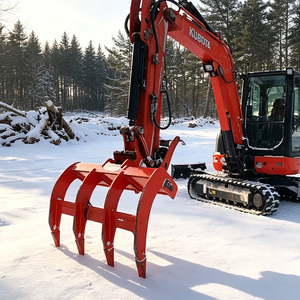 Râteau à racines pour mini-excavatrice, prix usine, 1-4 tonnes, équipement <span class=keywords><strong>de</strong></span> construction robuste - Product Image 4