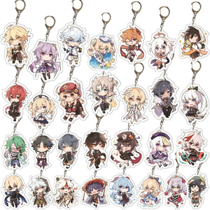 <span class=keywords><strong>Genshin</strong></span>-Llavero de Cosplay de Anime, accesorios de llavero acrílico, colgante de dibujos animados, regalos de navidad - Product Image 1