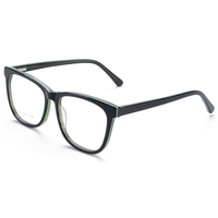 Elan Optical RD26043 Meilleure Vente Monture de Lunettes Classique Rectangulaire Ronde Unisexe en Acétate Écologique à Monture Complète